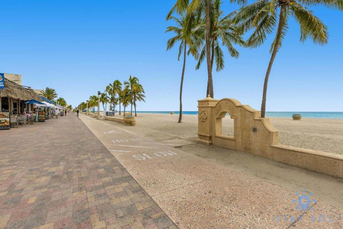 Hollywood Beach Broad - Walk - Gym - Amazing Pool Exterior photo