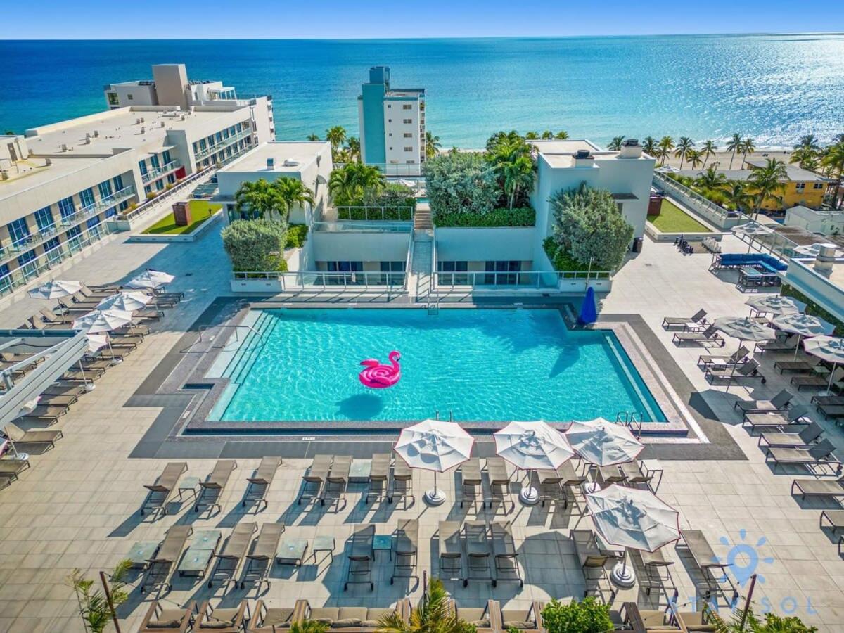 Hollywood Beach Broad - Walk - Gym - Amazing Pool Exterior photo