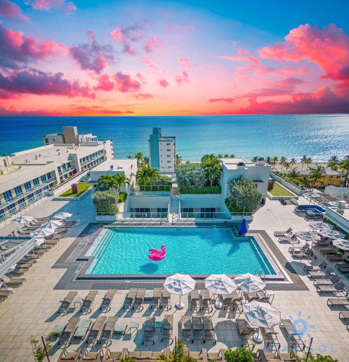 Hollywood Beach Broad - Walk - Gym - Amazing Pool Exterior photo