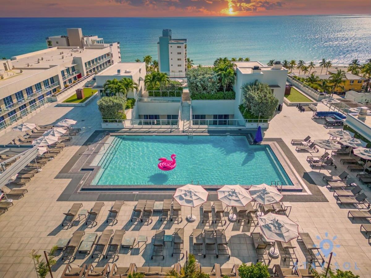 Hollywood Beach Broad - Walk - Gym - Amazing Pool Exterior photo